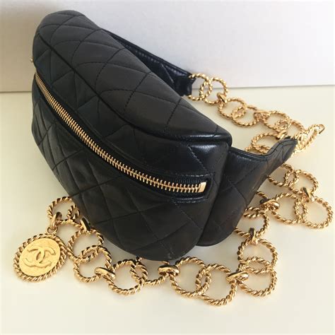 chanel waist chain bag|vintage chanel belt bags.